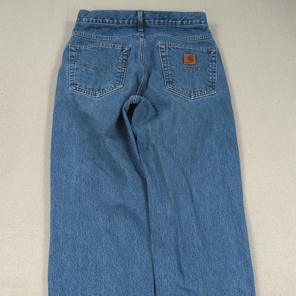 Carhartt‎ Jeans Mens 30x33 Blue Traditional Fit Utility Workwear Casual
